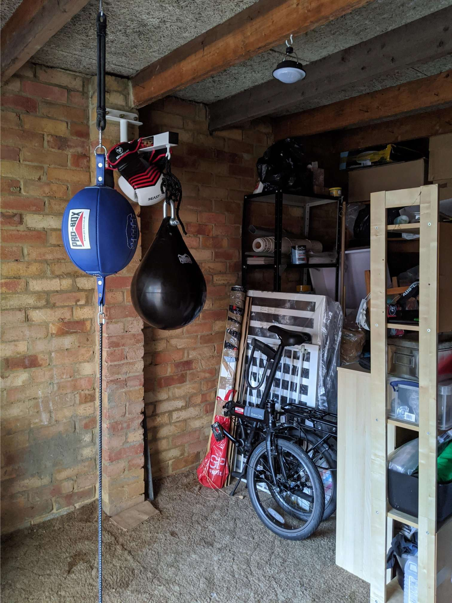 Building a home boxing gym